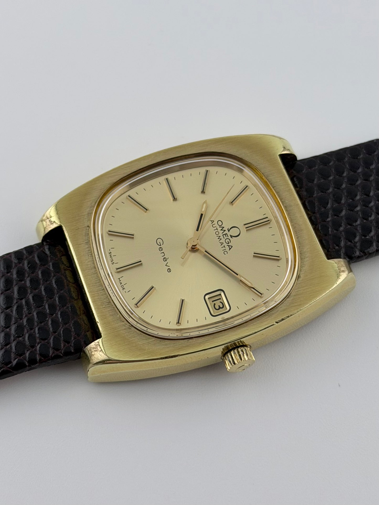 Omega Geneve Automatic Date TV Dial 166.0190