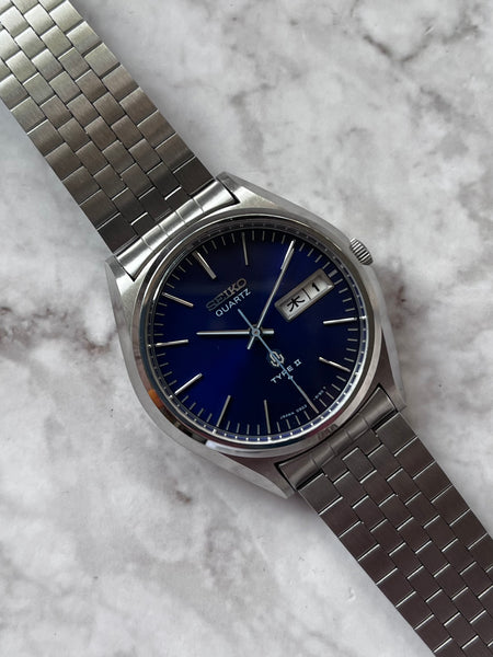 225 SEIKO QUARTZ TYPE Ⅱ 0903-6000 セイコー タイプ2 赤針