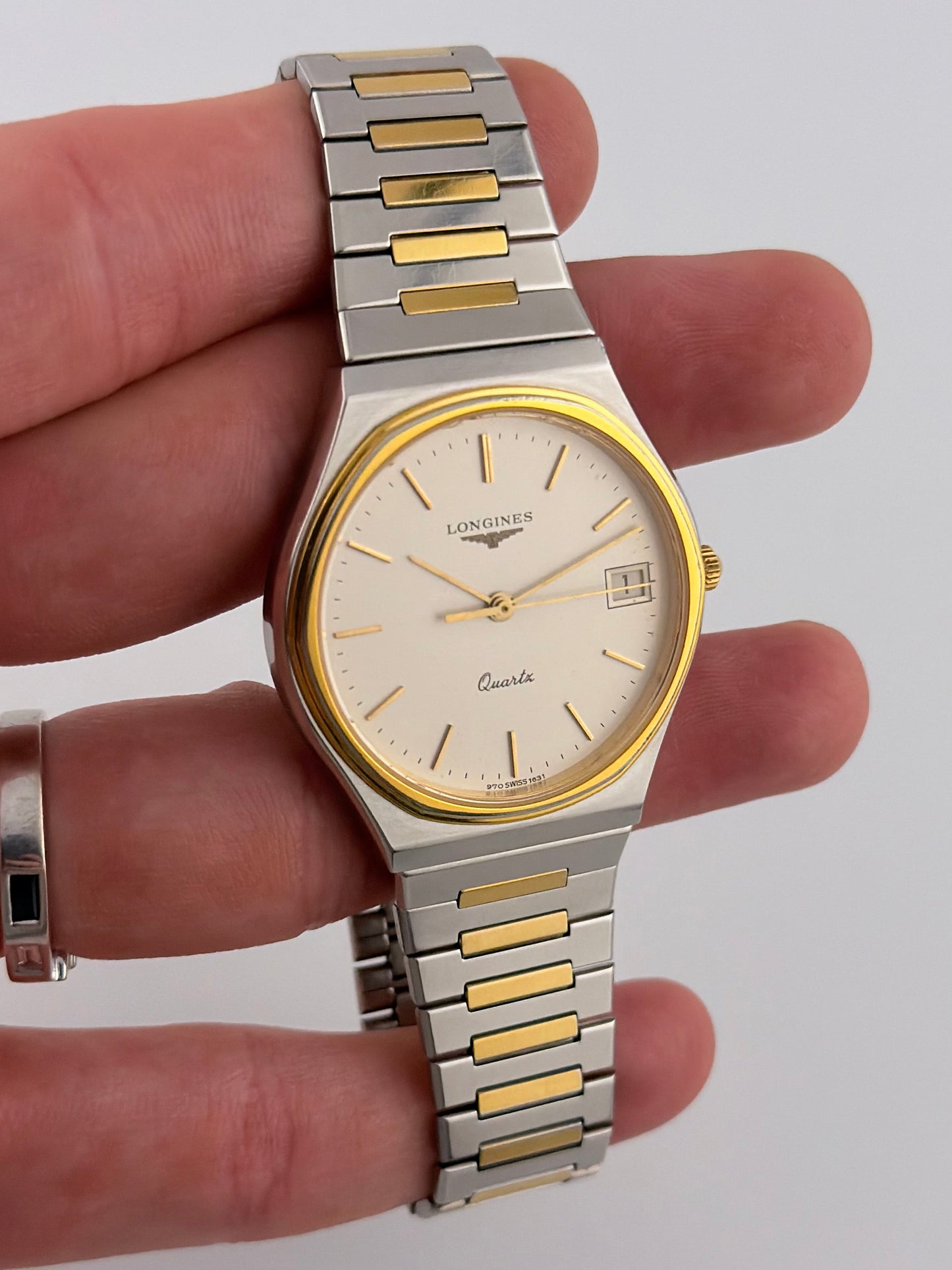 Longines Quartz Date 40.2.68332 - Original Box and Papers