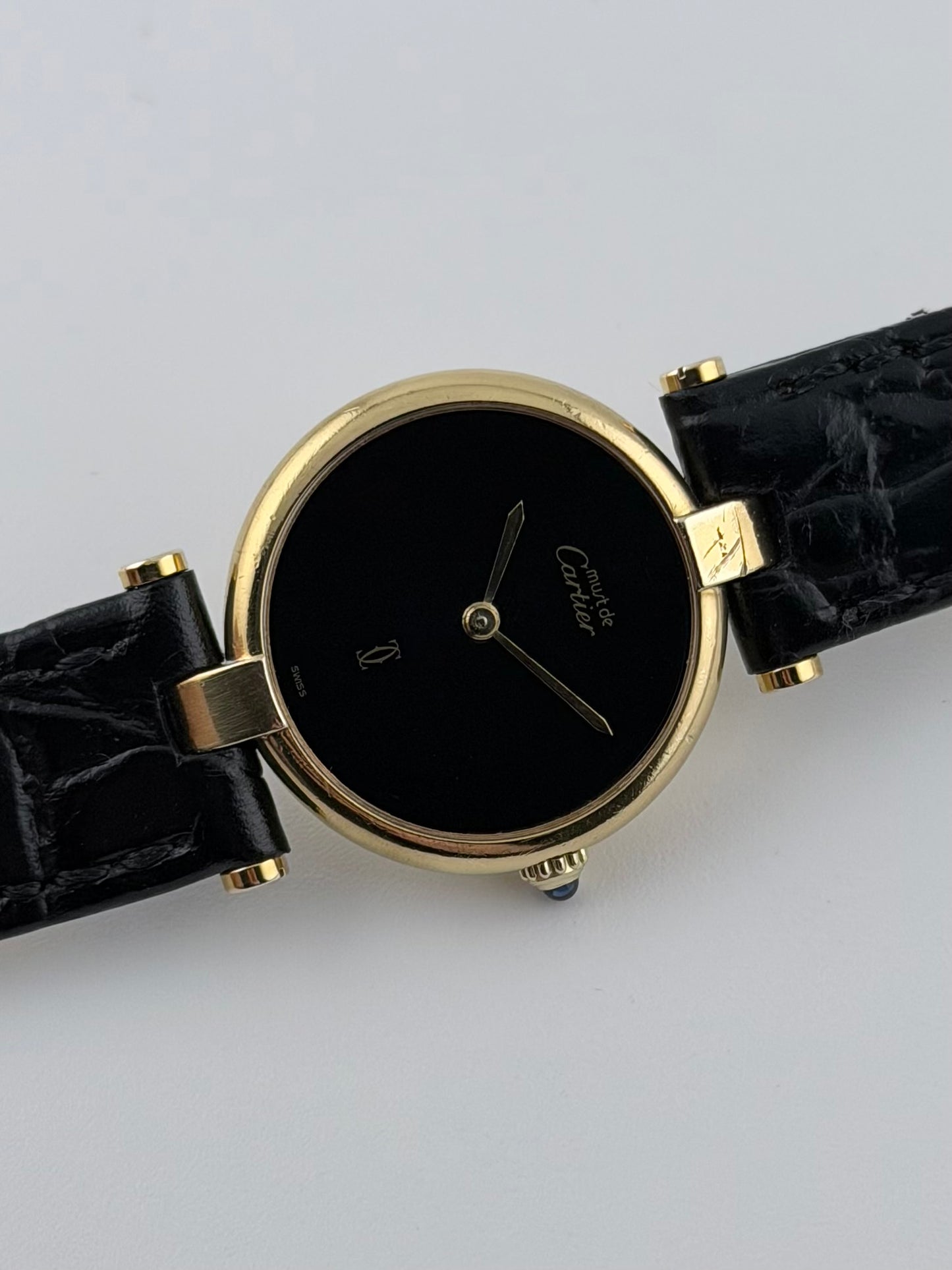 Cartier Must de Cartier Paris Quartz - 18 - Onyx Dial - Ladies