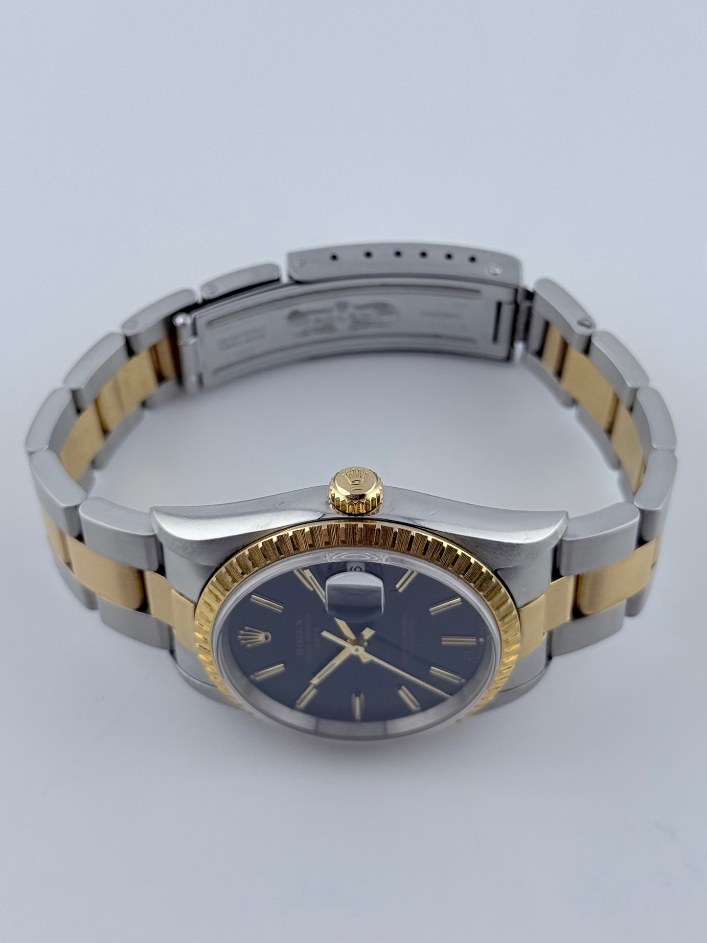 Rolex Oyster Perpetual Date - Two-Tone - 15233 - Box and Papers