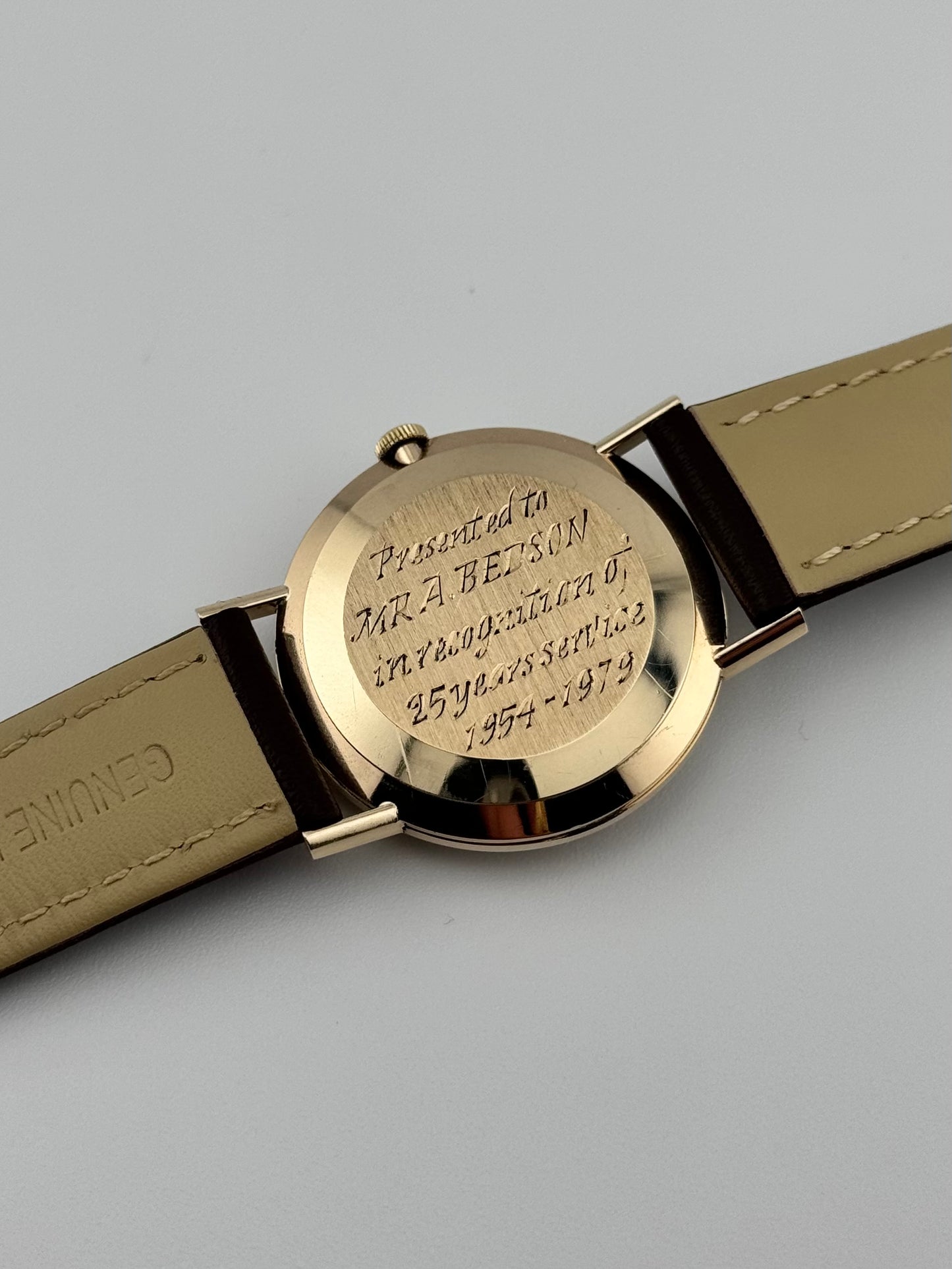 Omega Geneve Manual Wind 9ct Gold - 132.5017 - Original Box and Papers