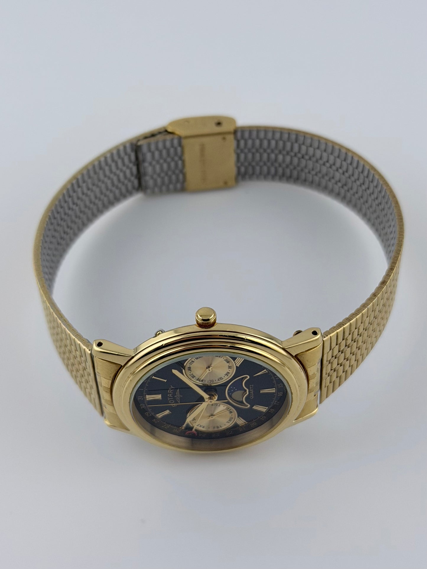 Rotary Moonphase Quartz Day-Date