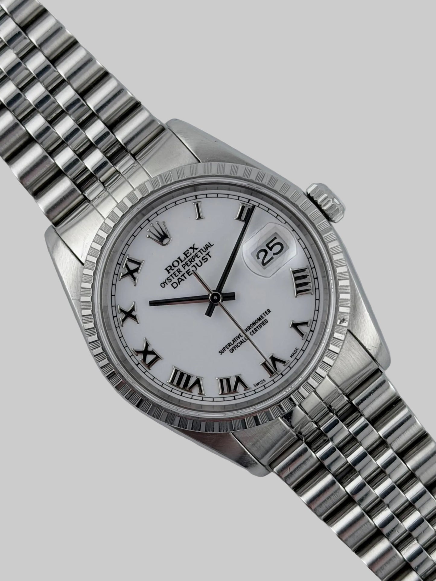 Rolex Datejust Oyster Perpetual - 16220 - Roman Numeral Dial - Original Box