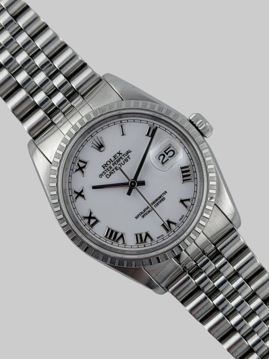 Rolex Datejust Oyster Perpetual - 16220 - Roman Numeral Dial - Original Box