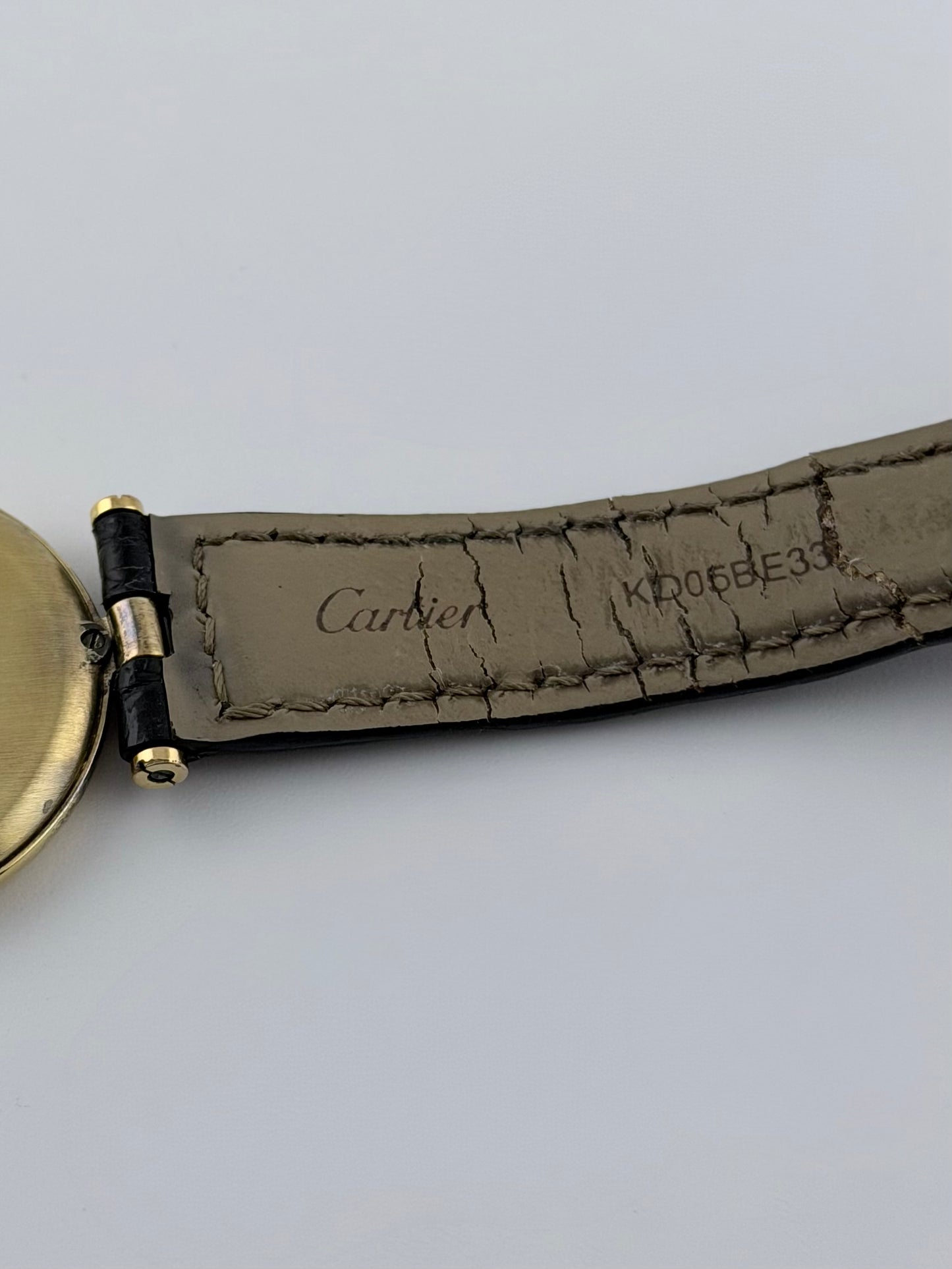 Cartier must de Vendome Quartz - 590003 - Onyx Dial - FULL SET!