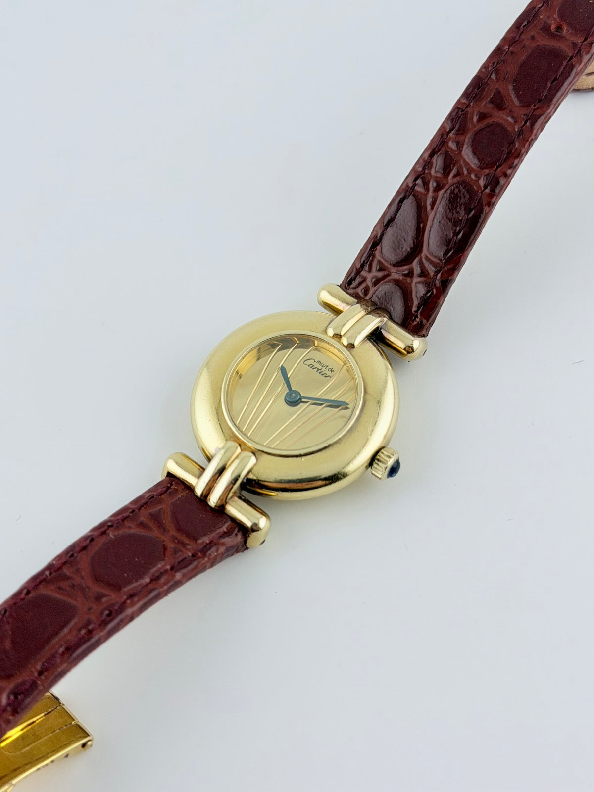 Cartier must de Colisee Quartz - 590002 - Ladies - Gold Art-Deco Dial