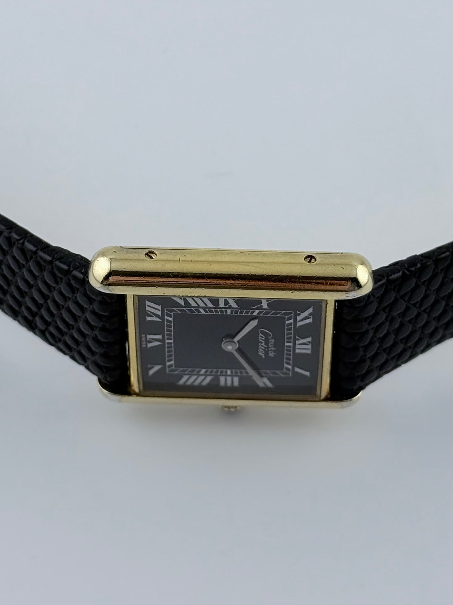 Cartier Must De Tank Manual Wind - 6 - Black Dial