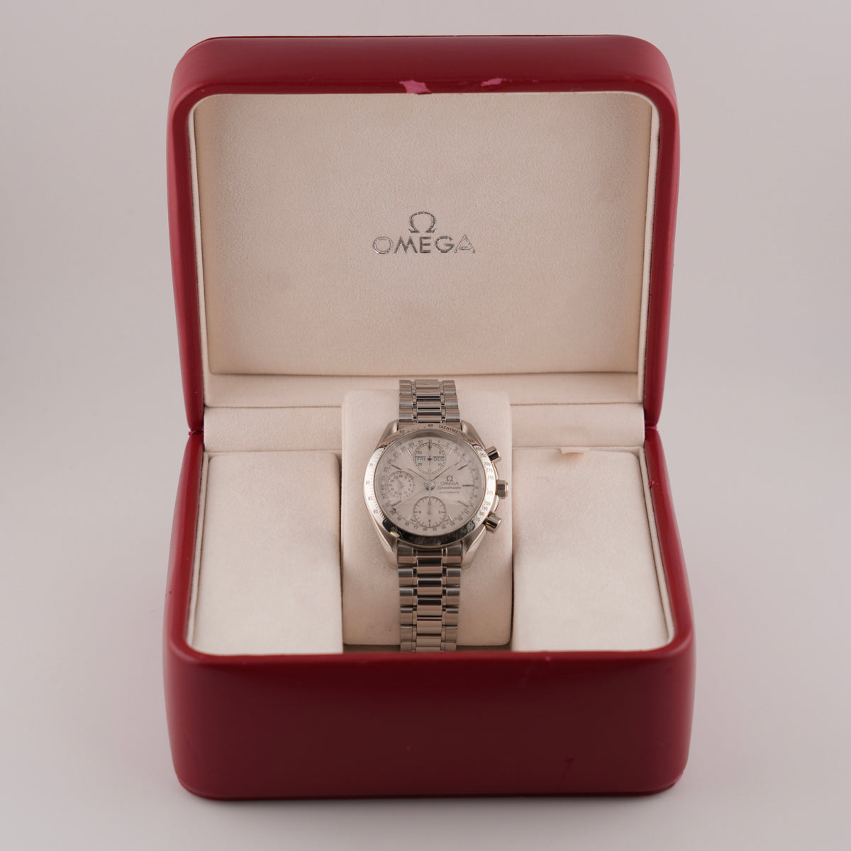 Omega Speedmaster Automatic Chronograph Triple Date - 3521.30.00 - NEW OLD STOCK! - BOX AND PAPERS