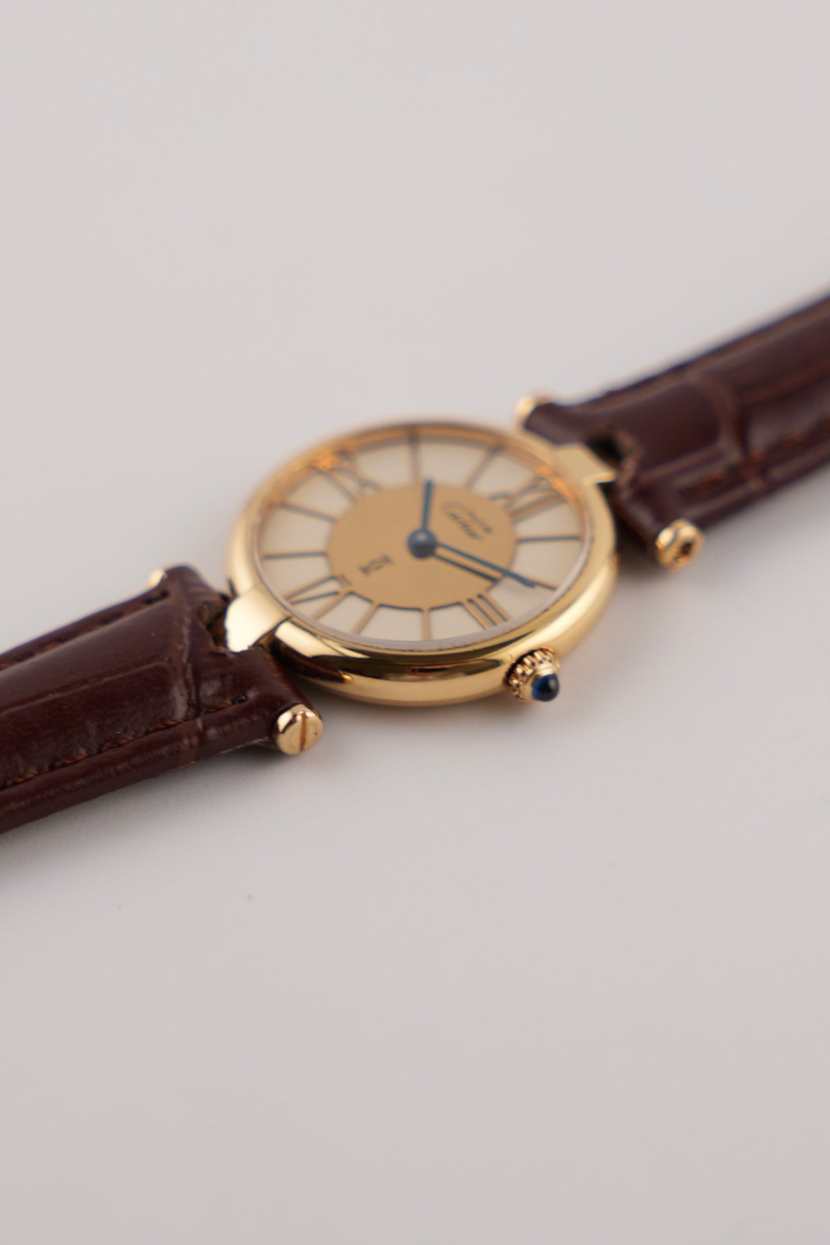 Cartier Must de Vendome Paris Quartz - 18 - Gold and Ivory Cloisonne Dial - Ladies