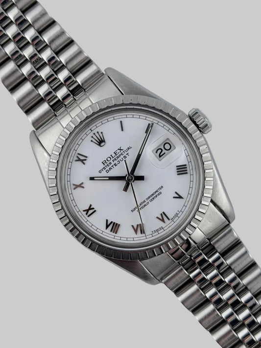 Rolex Datejust Oyster Perpetual - 16030 - Roman Numeral Dial - Original Box and Booklet