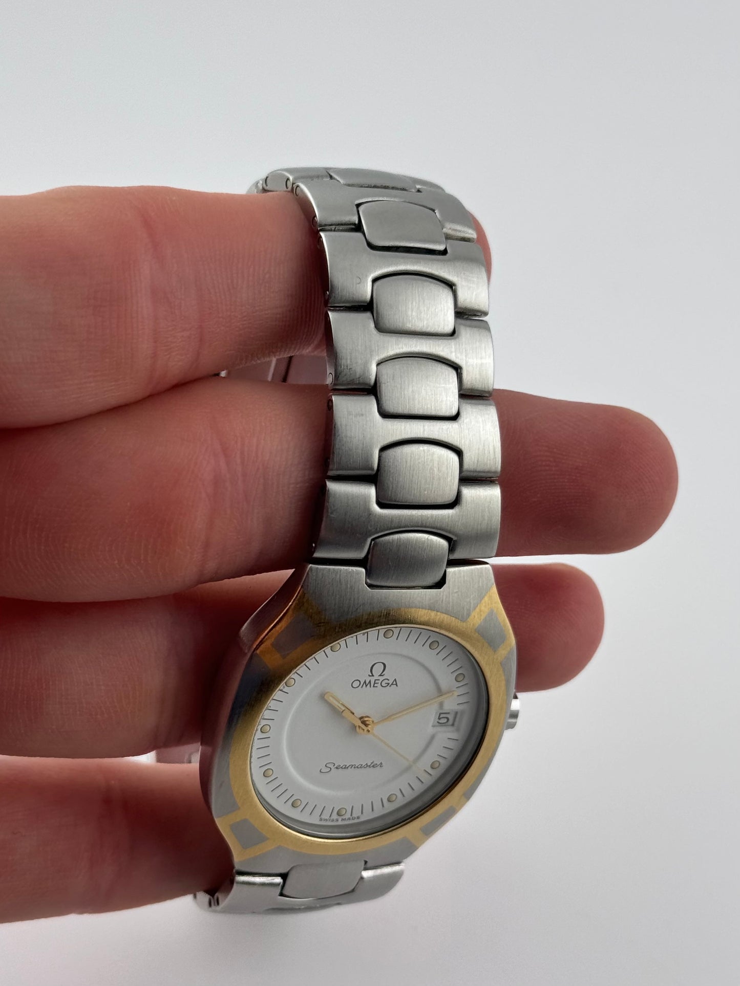 Omega Seamaster Polaris - Quartz - - 396.1022 - 18ct Gold & Steel