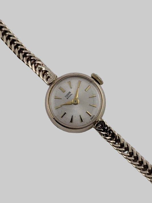Tudor Royal/Rolex 9ct Manual Wind - Ladies - RARE - original Box, Rolex Case, Bracelet & Crown