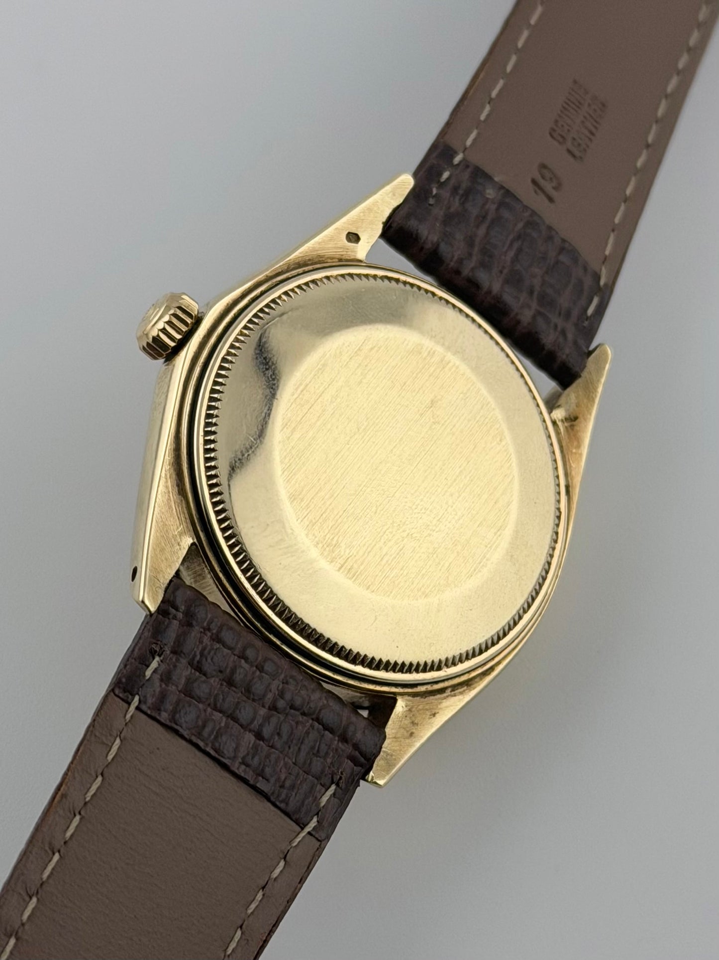 Rolex Oyster Perpetual Date Automatic - 1503 - Ultra Rare Havana Shantung Dial - Solid 14k Gold