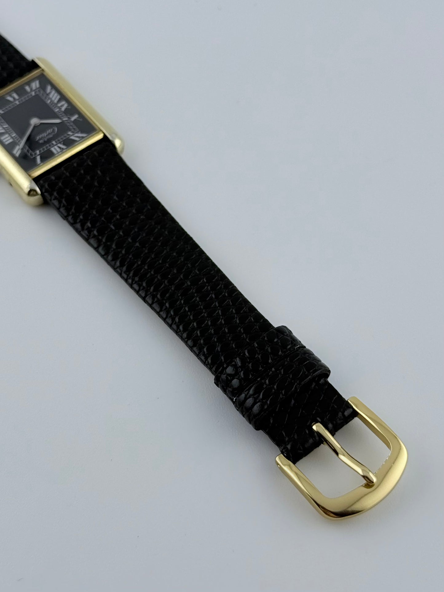 Cartier Must De Tank Manual Wind - 6 - Black Dial