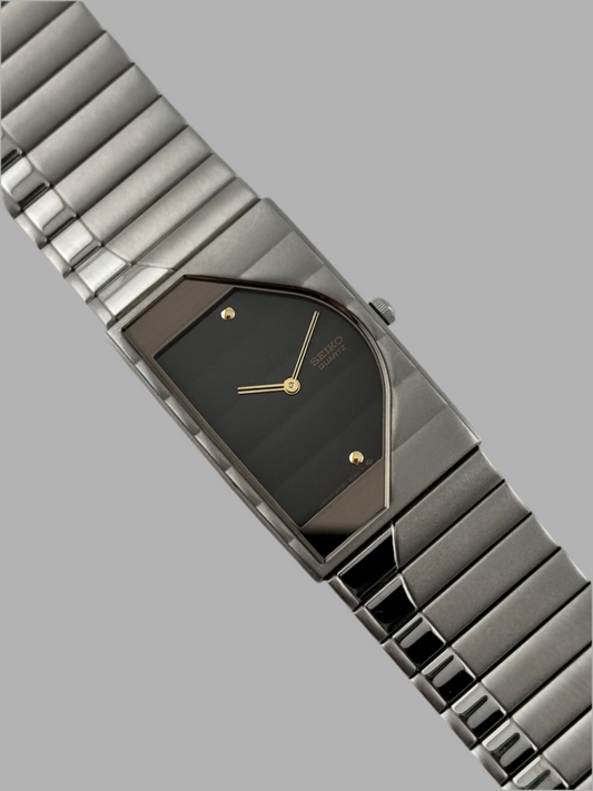 Seiko Half Moon Tank Quartz - Original Box - 2Y00-5F90
