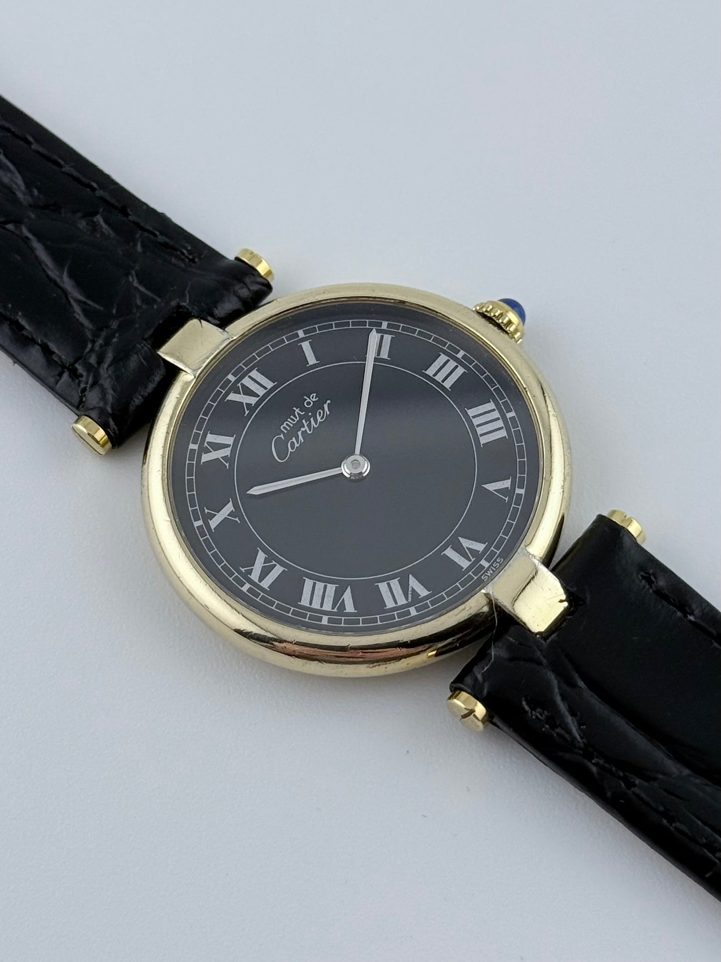 Cartier Must De Vendome Quartz - 17 - Black Dial