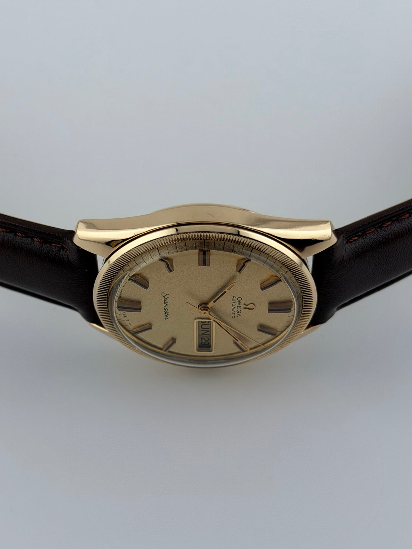 Omega Seamaster Automatic Day-Date 9ct Jumbo 166.0532 - BOX AND PAPERS!