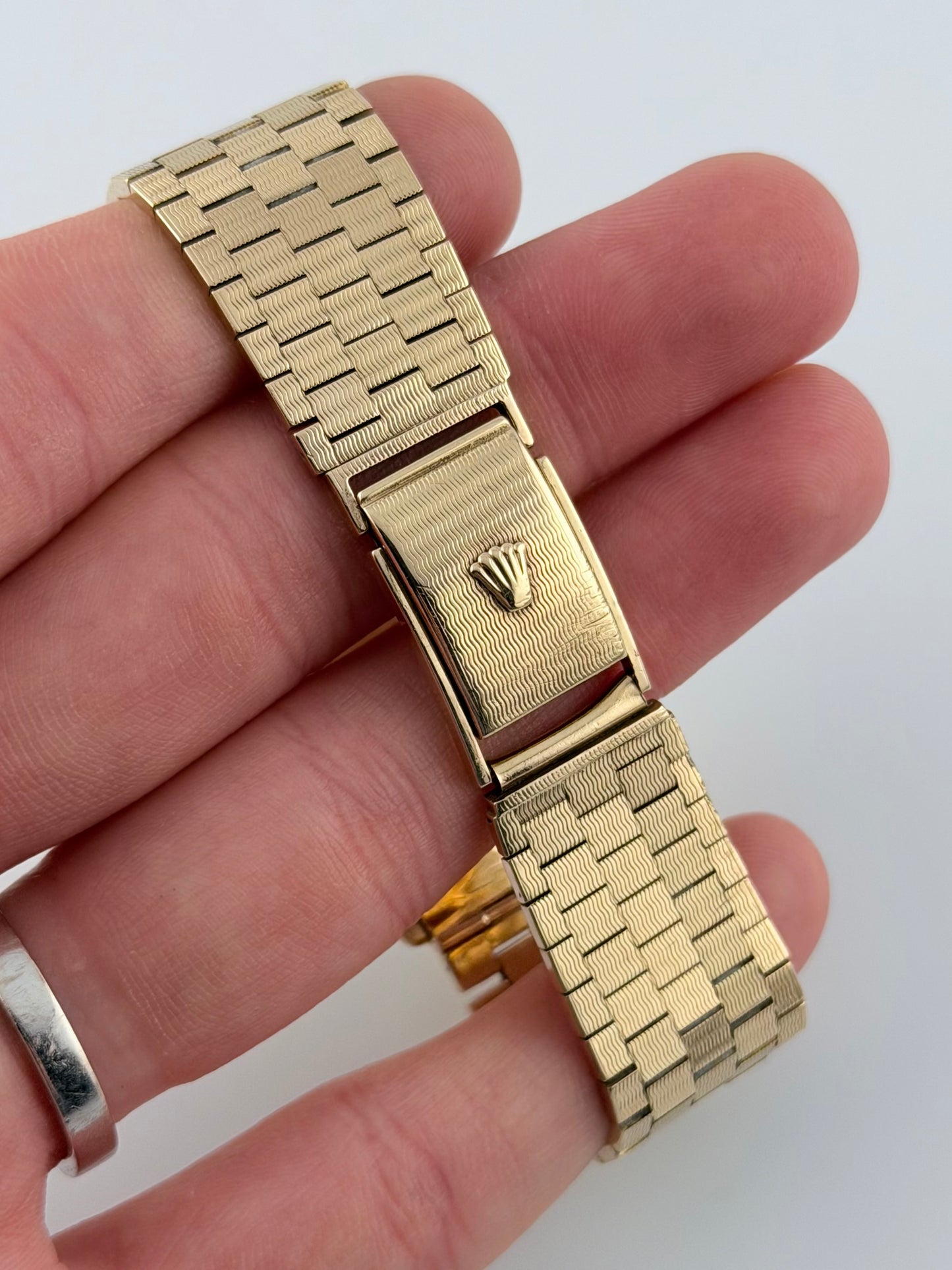 Rolex Air King Automatic - 5500 - Solid 9ct Gold - Ultra Rare Gold Brick Bracelet