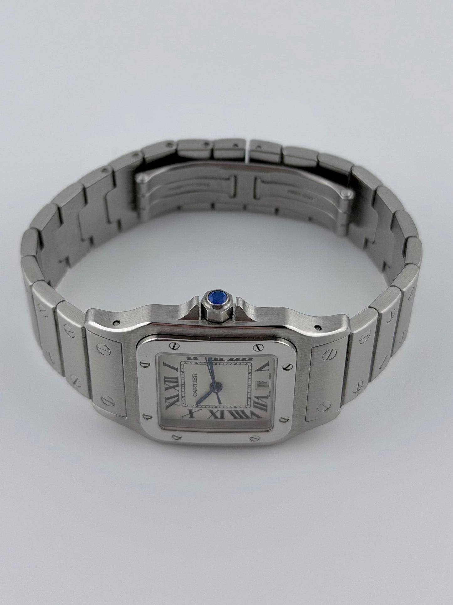 Cartier Santos Galbee Date - 1564 - Exceptional Condition