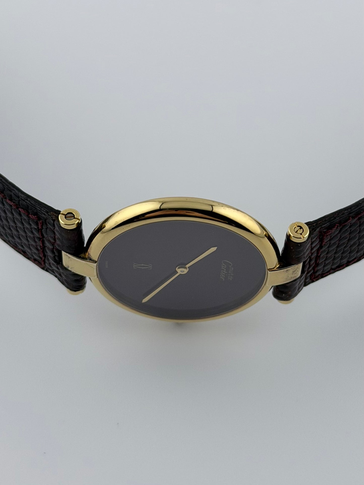 Cartier Must De Vendome Quartz - 17 - Burgundy Dial