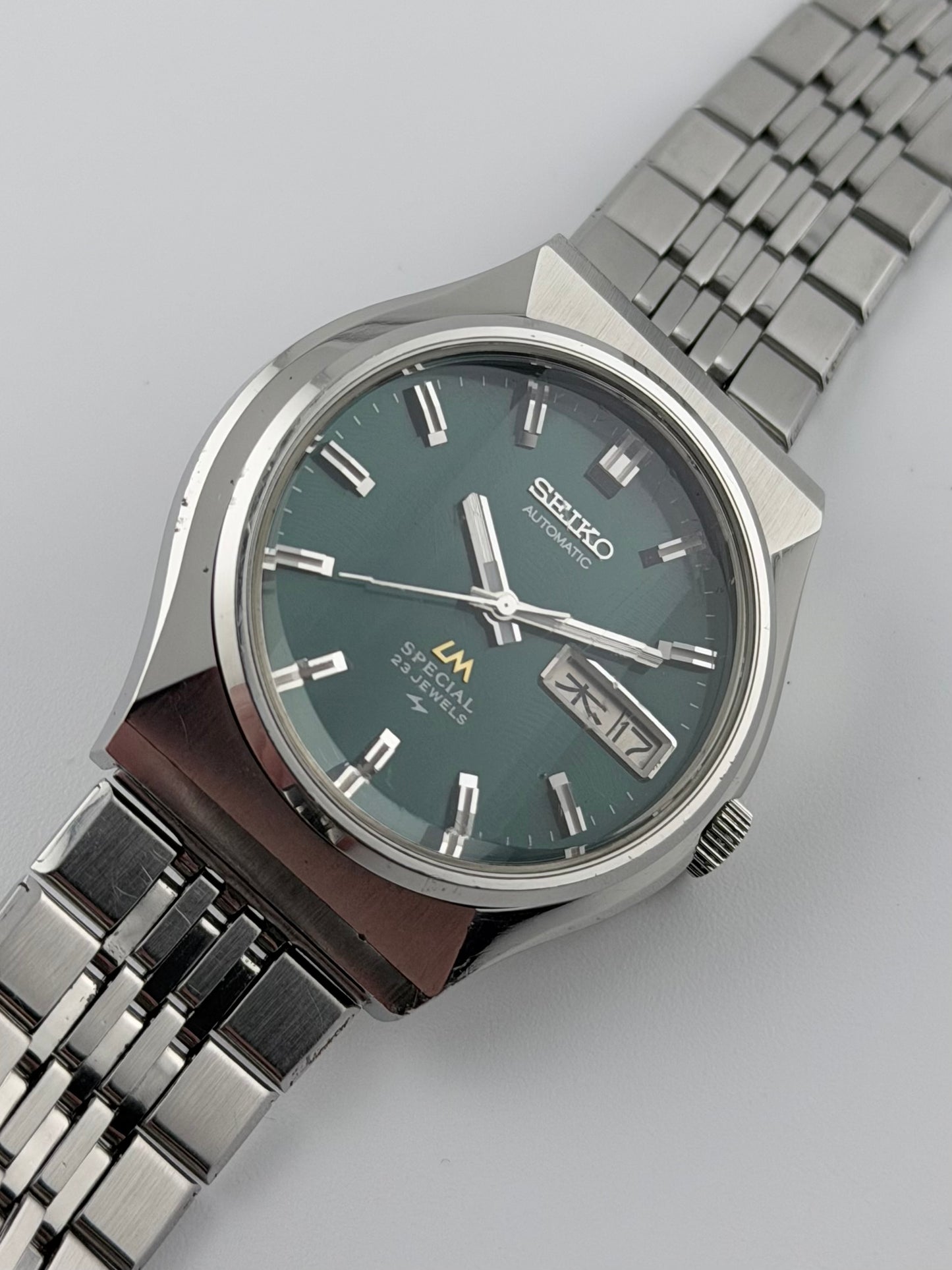 Seiko Lord Matic Special - 5216-7040 - JDM - Faceted Crystal - Rare