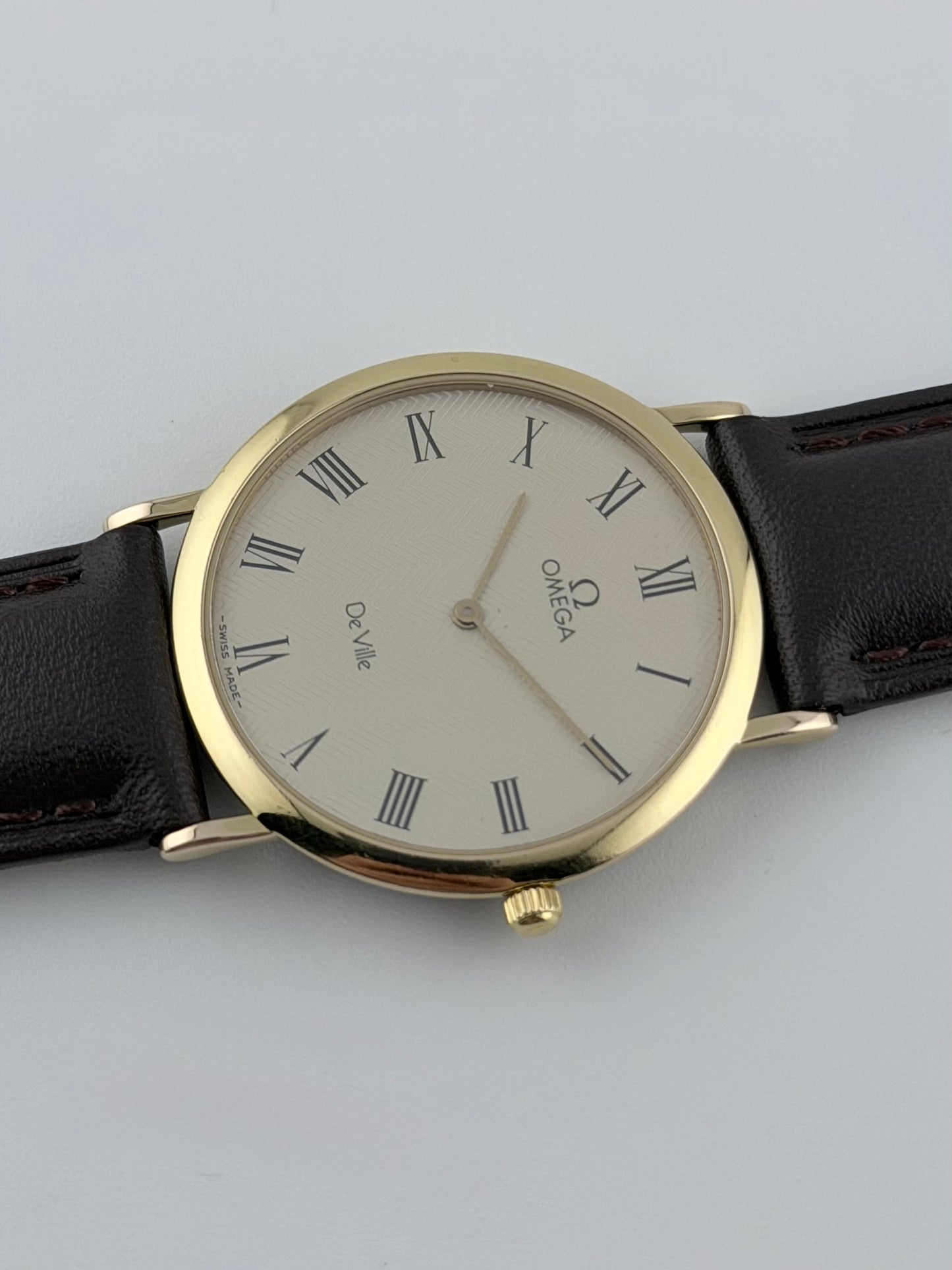 Omega De Ville Quartz 195.0075 - Herringbone Dial