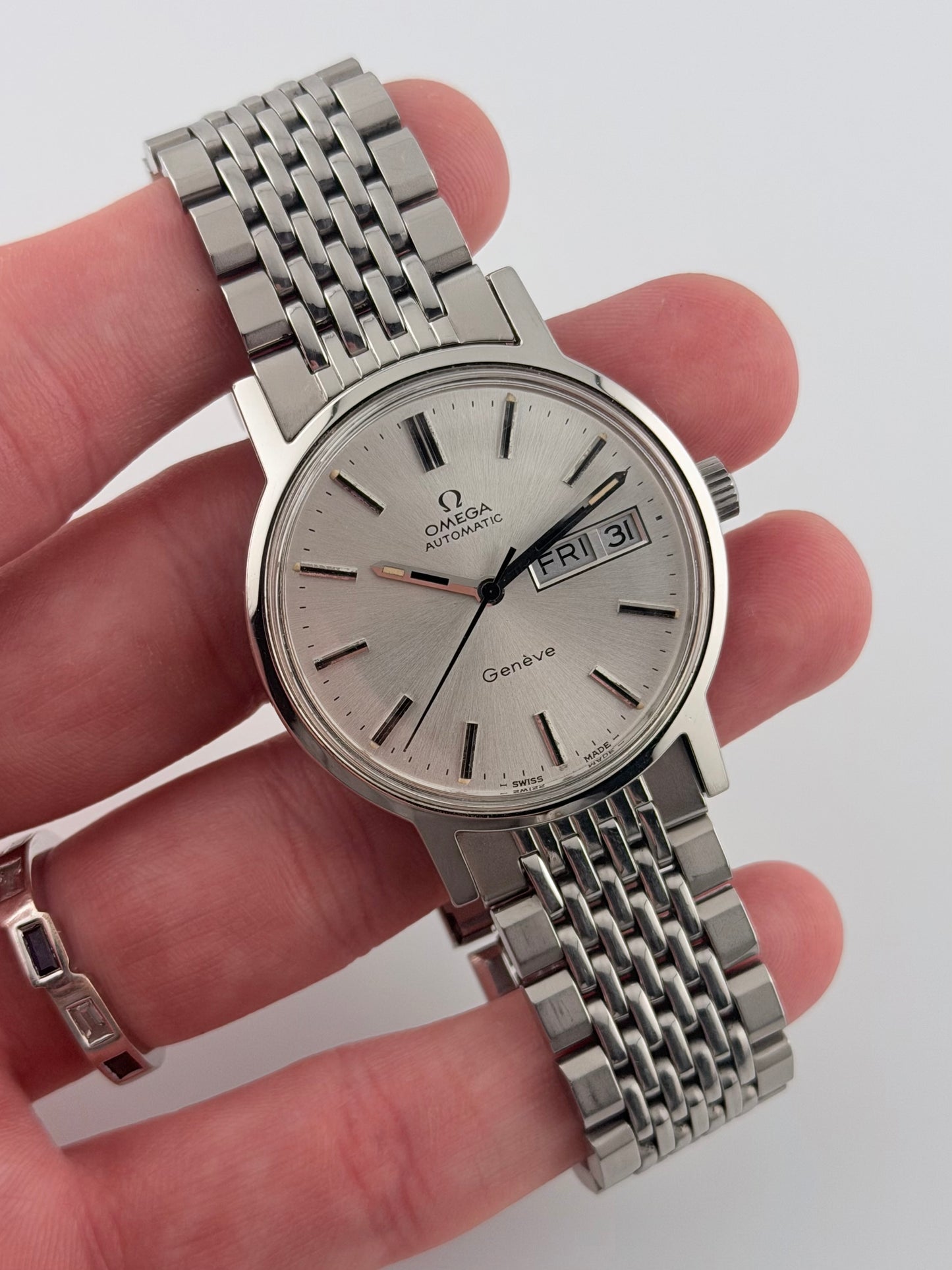 Omega Geneve Automatic Day-Date - 166.0117 - Original Bracelet