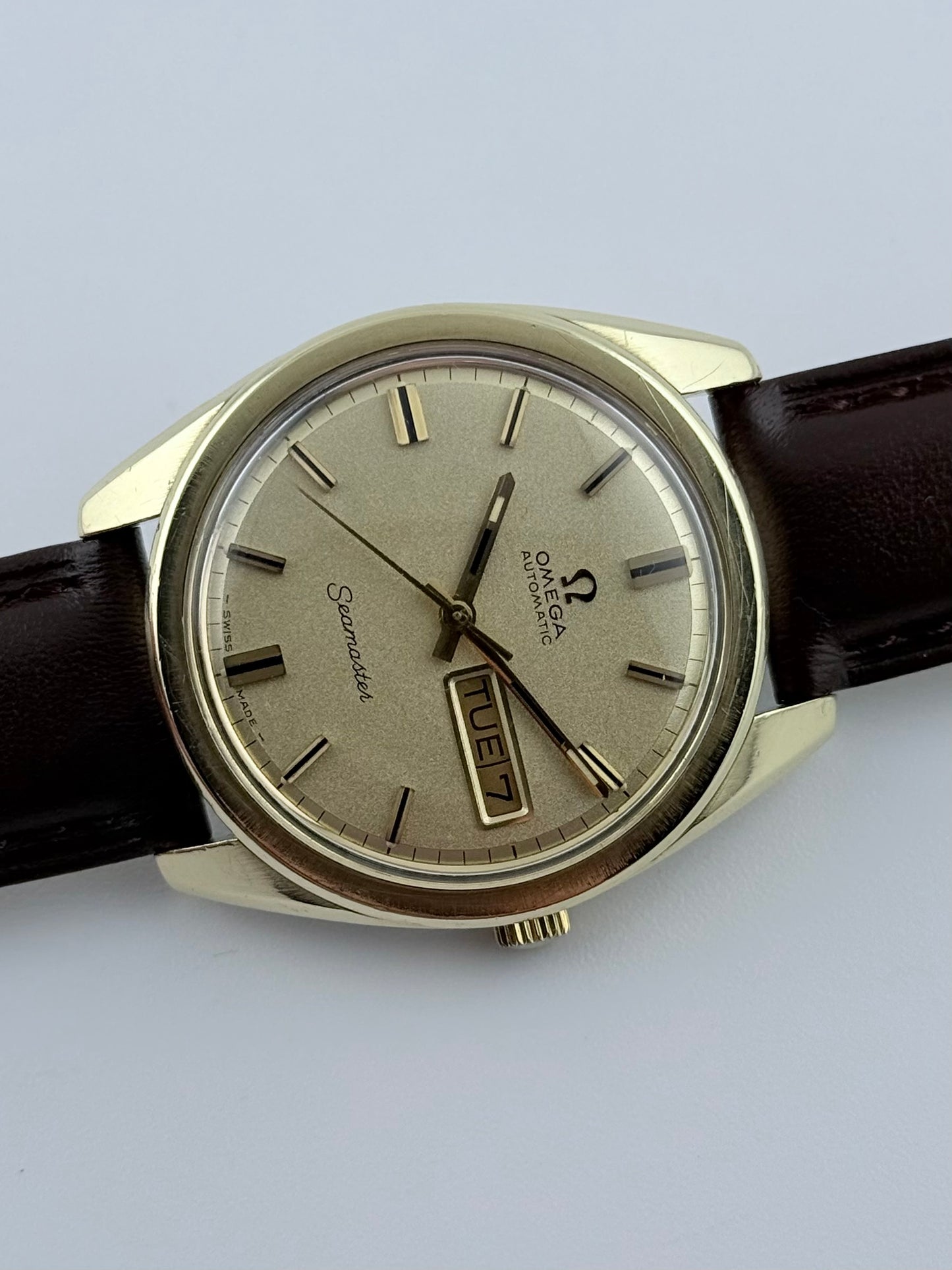 Omega Seamaster Automatic Day-Date Jumbo Pie Pan 166.032