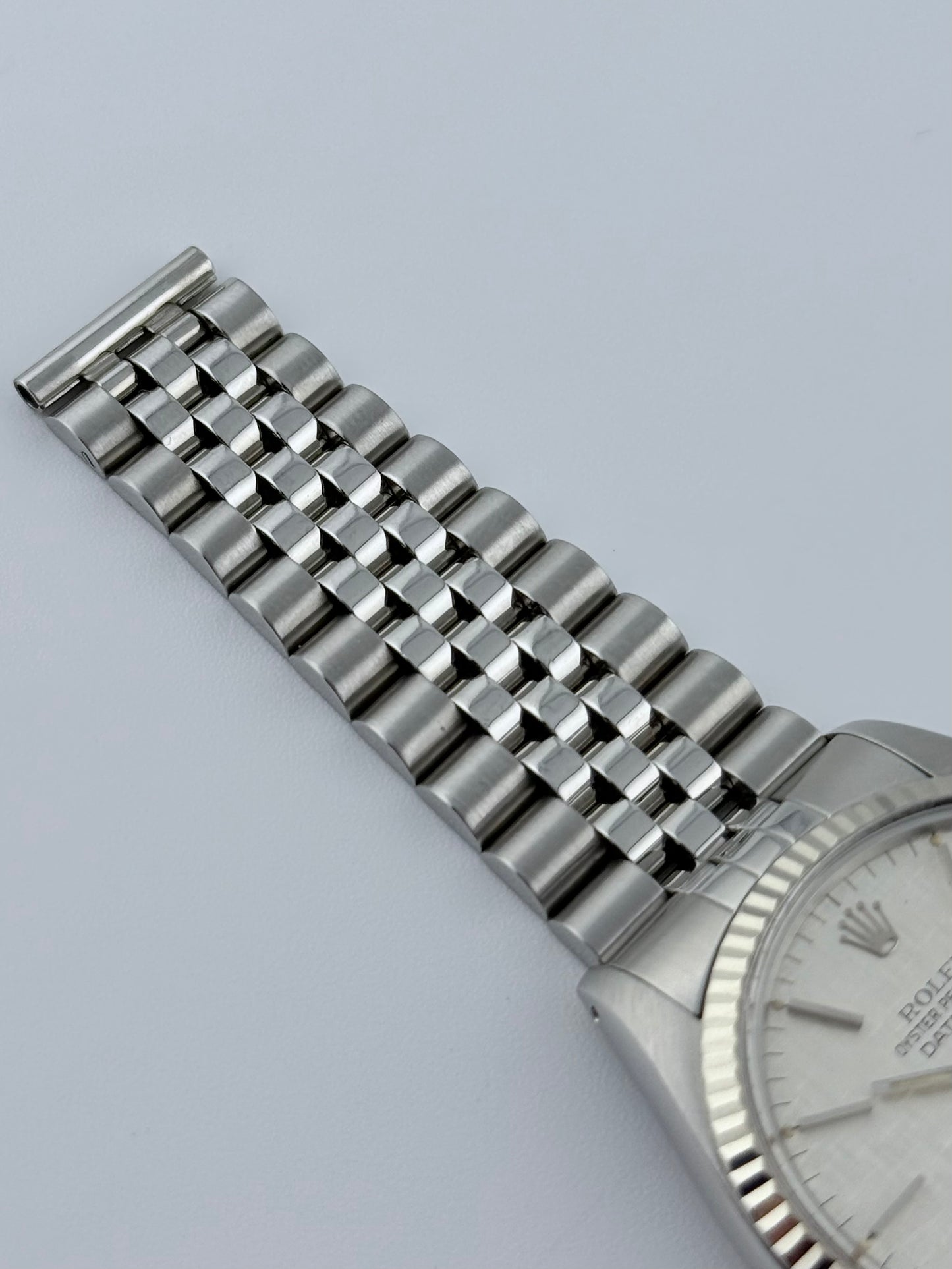 Rolex Datejust Oyster Perpetual - 16014 - White Gold Bezel - Linen Dial