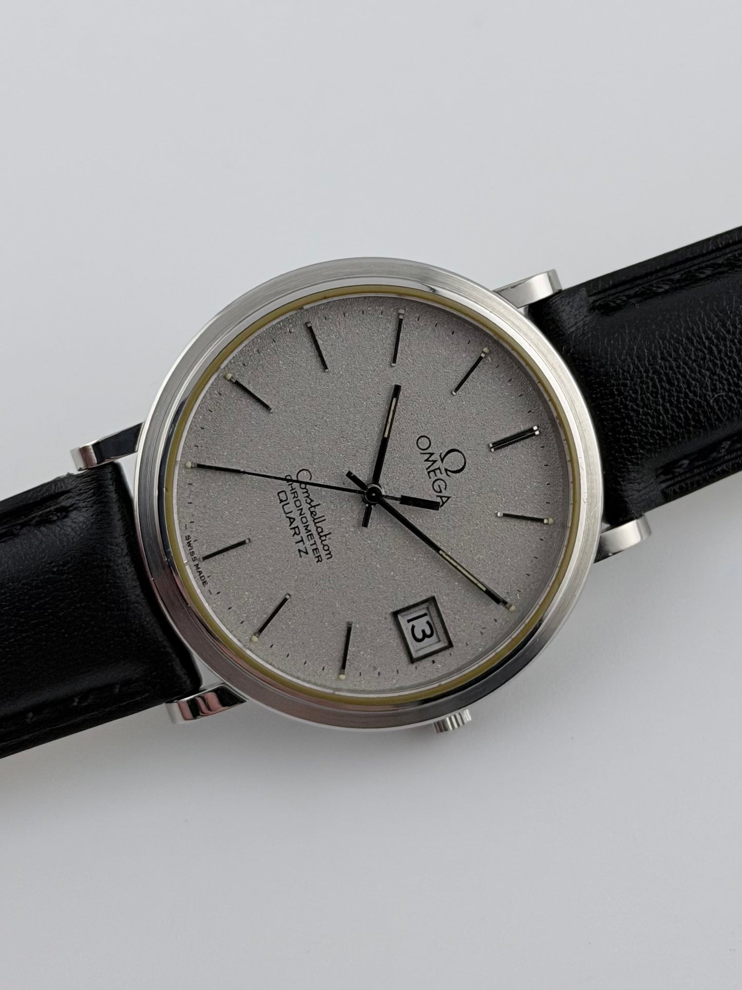 Omega Constellation Chronometer Quartz Date - 198.0126 - Stardust Dial
