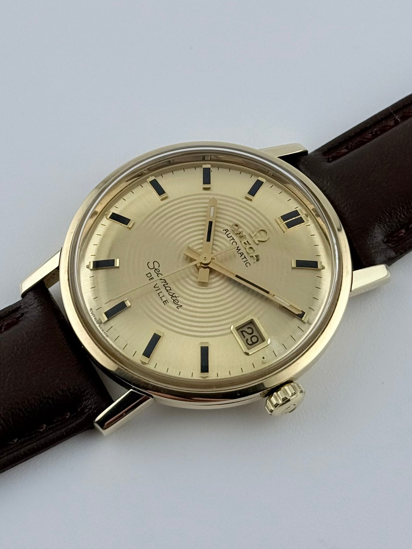 Omega Seamaster De Ville 9ct Automatic - Bullseye Dial - 166.020 - Extremely Rare!
