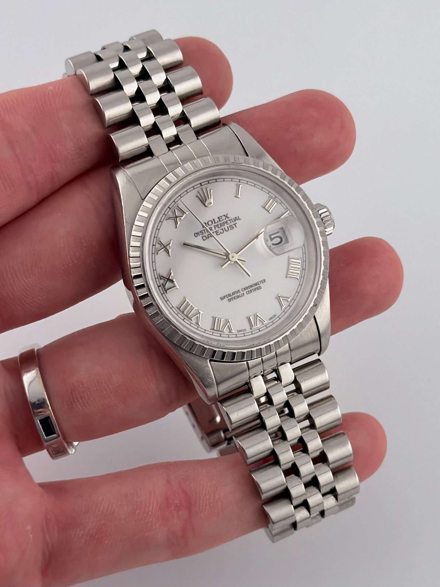 Rolex Datejust Oyster Perpetual - 16220 - Roman Numeral Dial - Original Box