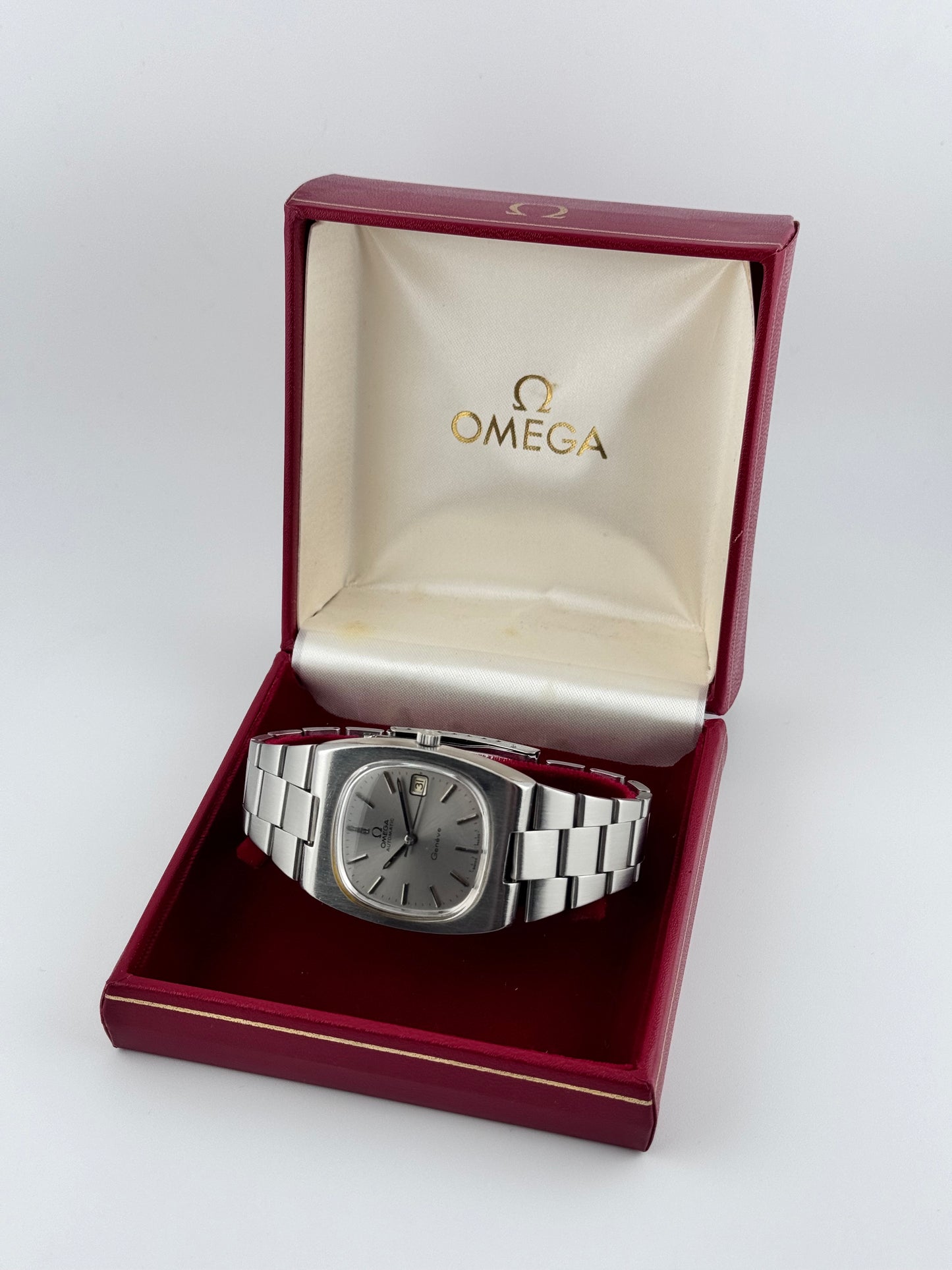 Omega Geneve Automatic Date TV Dial 166.0191 - FULL SET!