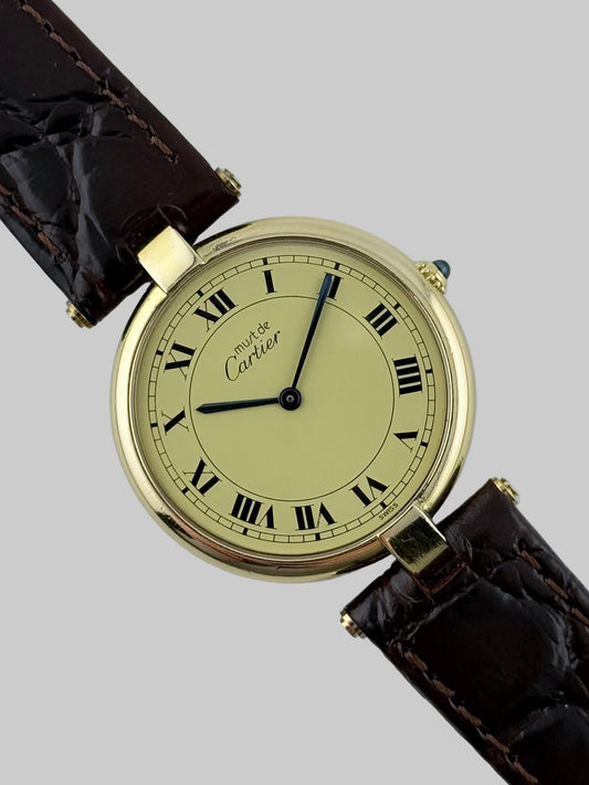 Cartier Must De Paris Vendome Quartz - 17 - Roman Numeral Dial