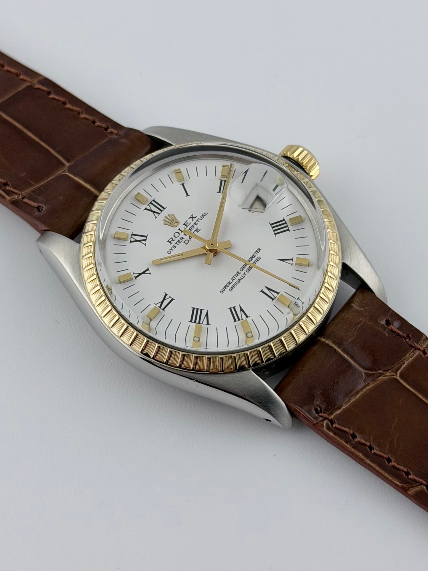 Rolex Oyster Perpetual Date Automatic - 1505 - Rare Buckley Dial