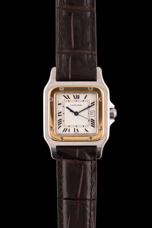 Cartier Santos Carree Automatic Date - Bi Metal - 2961