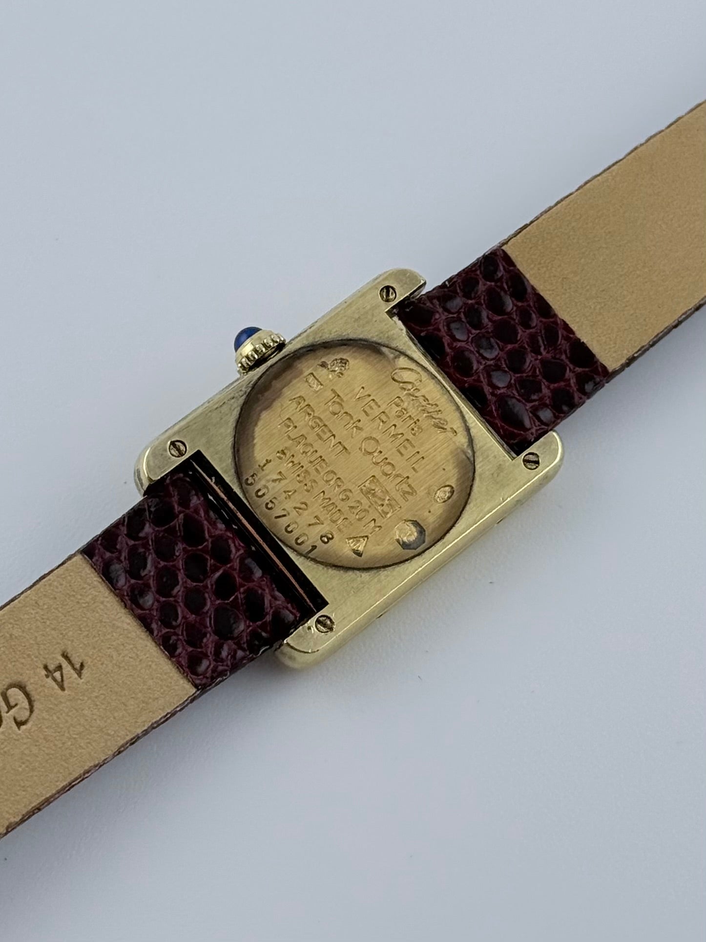 Cartier Must De Cartier Vermeil Tank Quartz - 5057001