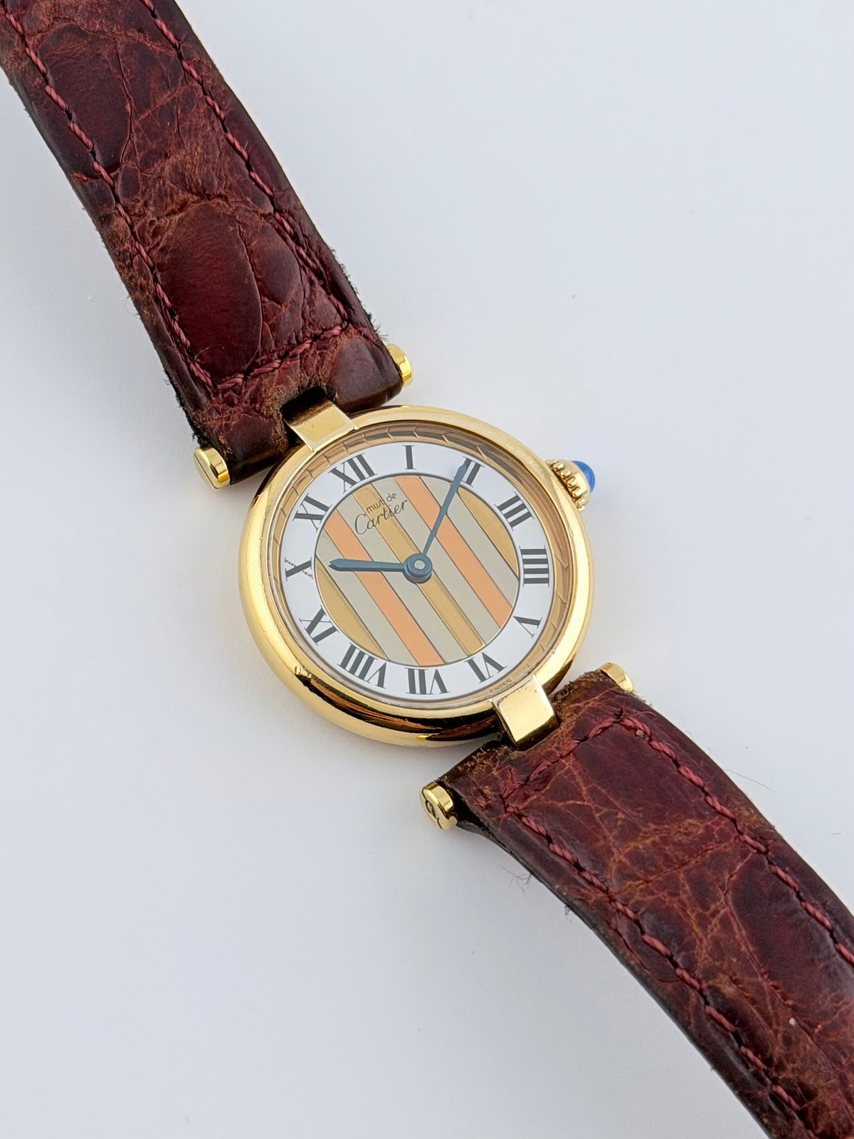 Cartier Must De Vendome Quartz 590004 - Trinity Dial - Ladies