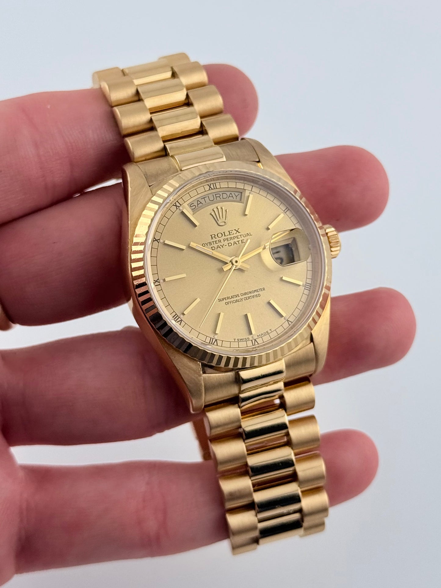 Rolex Oyster Perpetual Day-Date - 18038 - 1987
