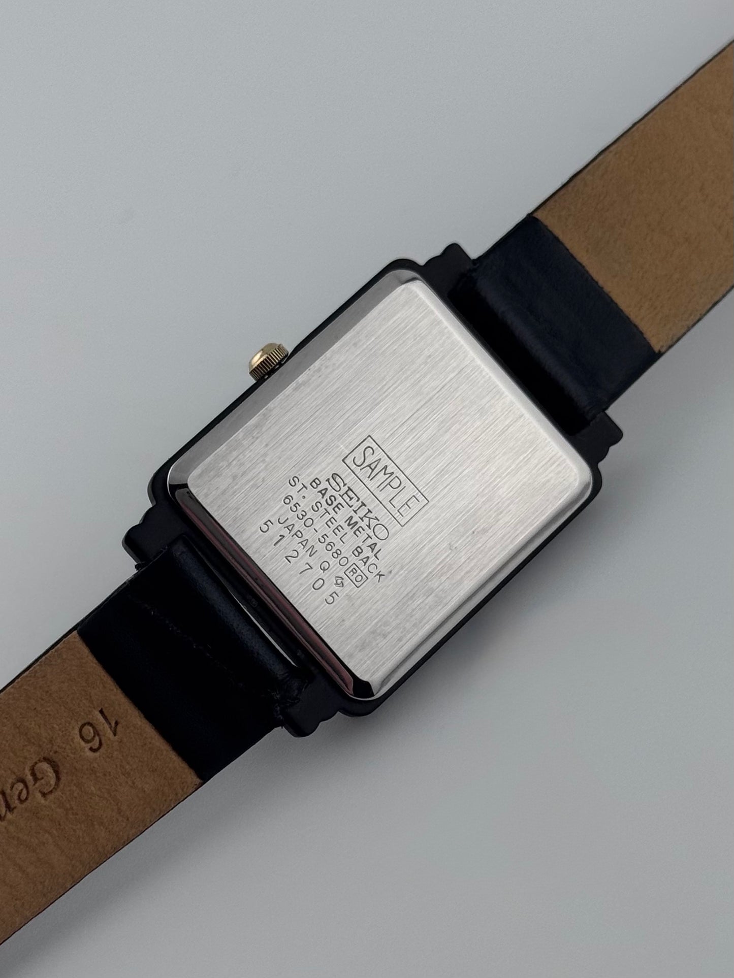 Seiko Quartz Tank - 6530-5680 Rare Sample