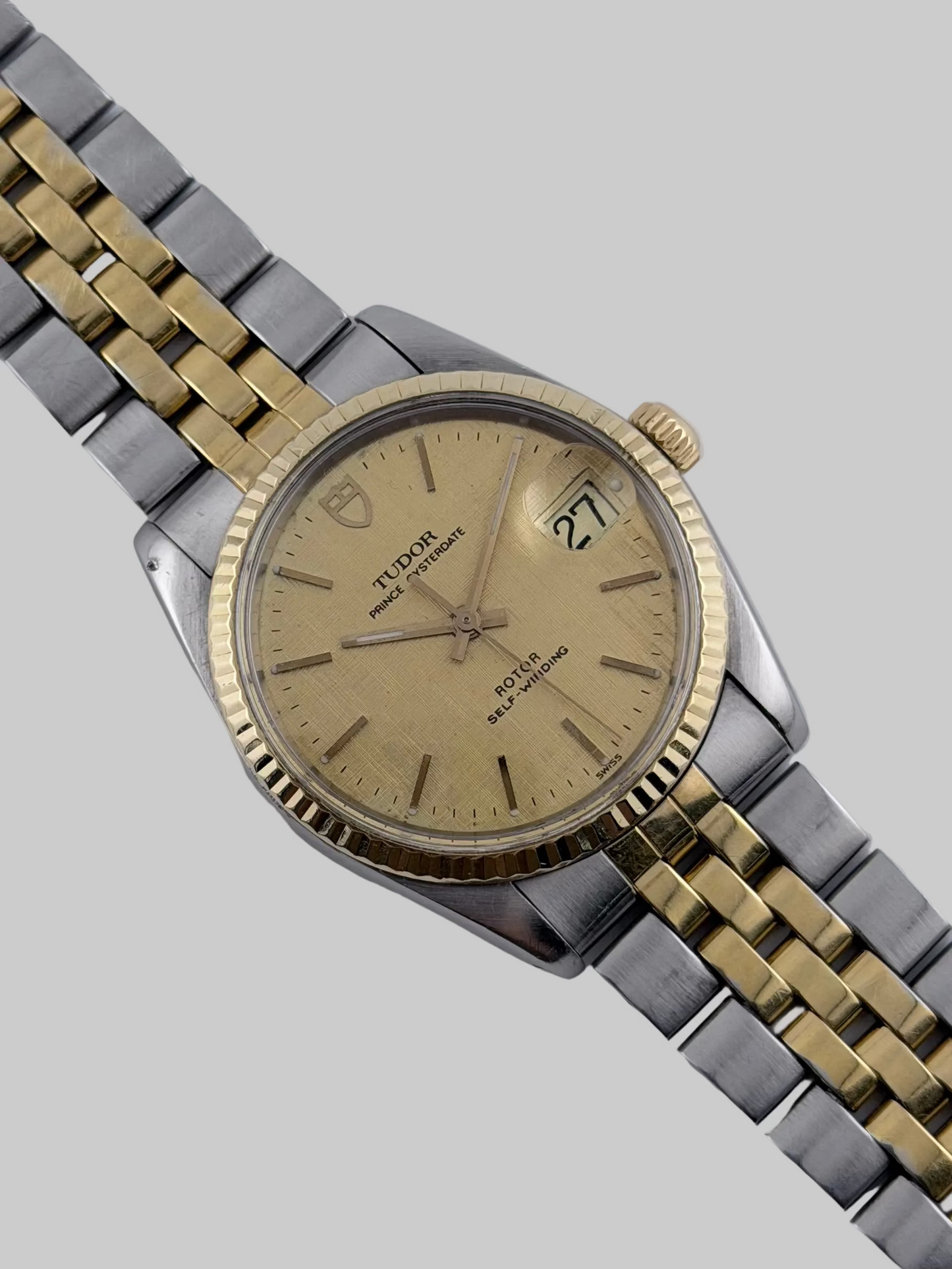 Tudor Prince Oysterdate Rotor Self-Winding - 75203 - Linen Dial