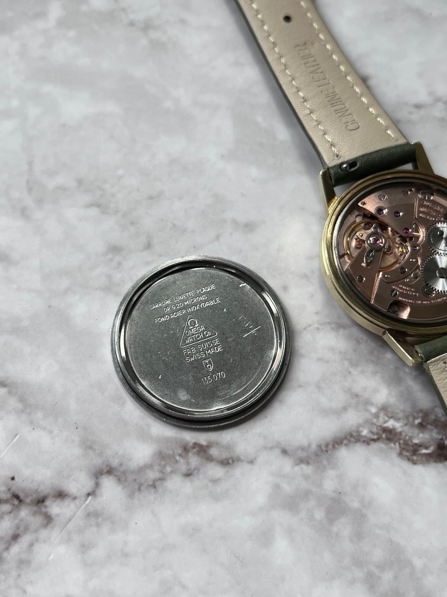 Omega Geneve Manual Shantung Dial 135.070