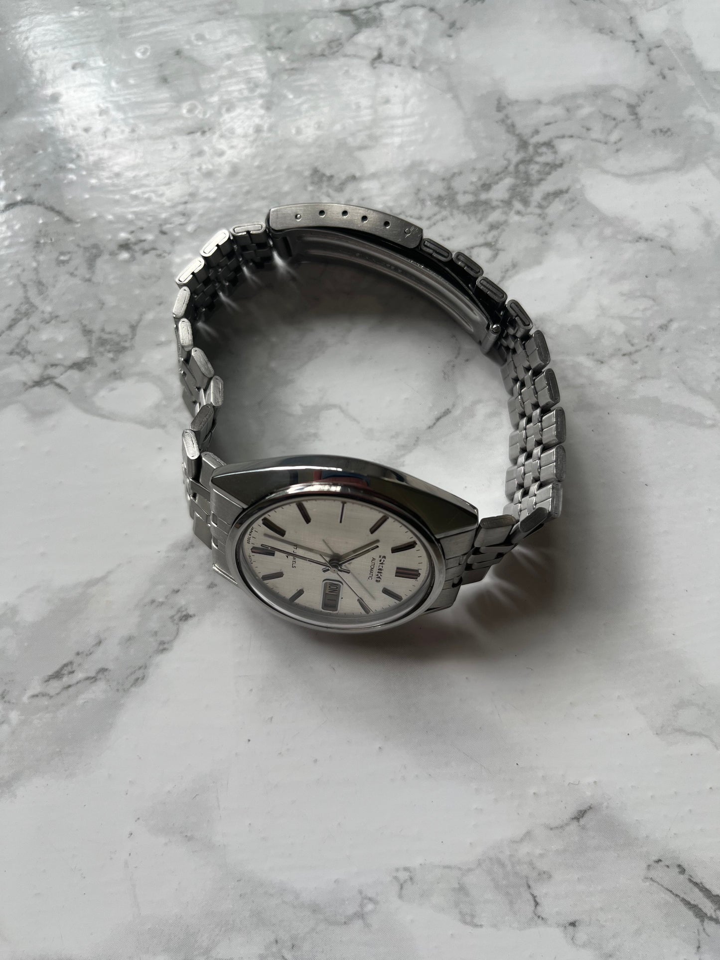 Seiko Automatic Day-Date Linen Dial 7009-8270-P