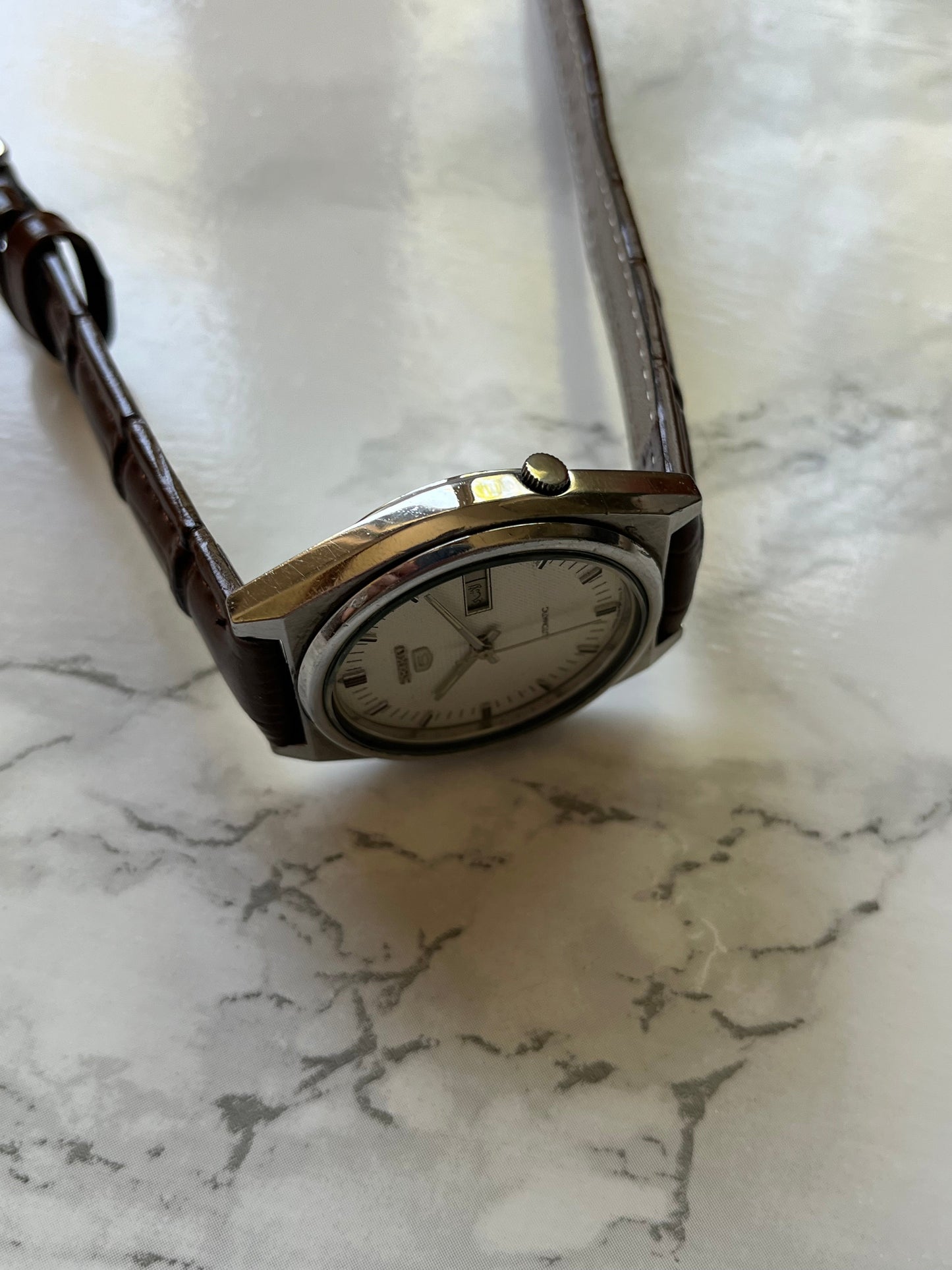 Seiko 5 Automatic 7009-3071 Arabic Day-Date