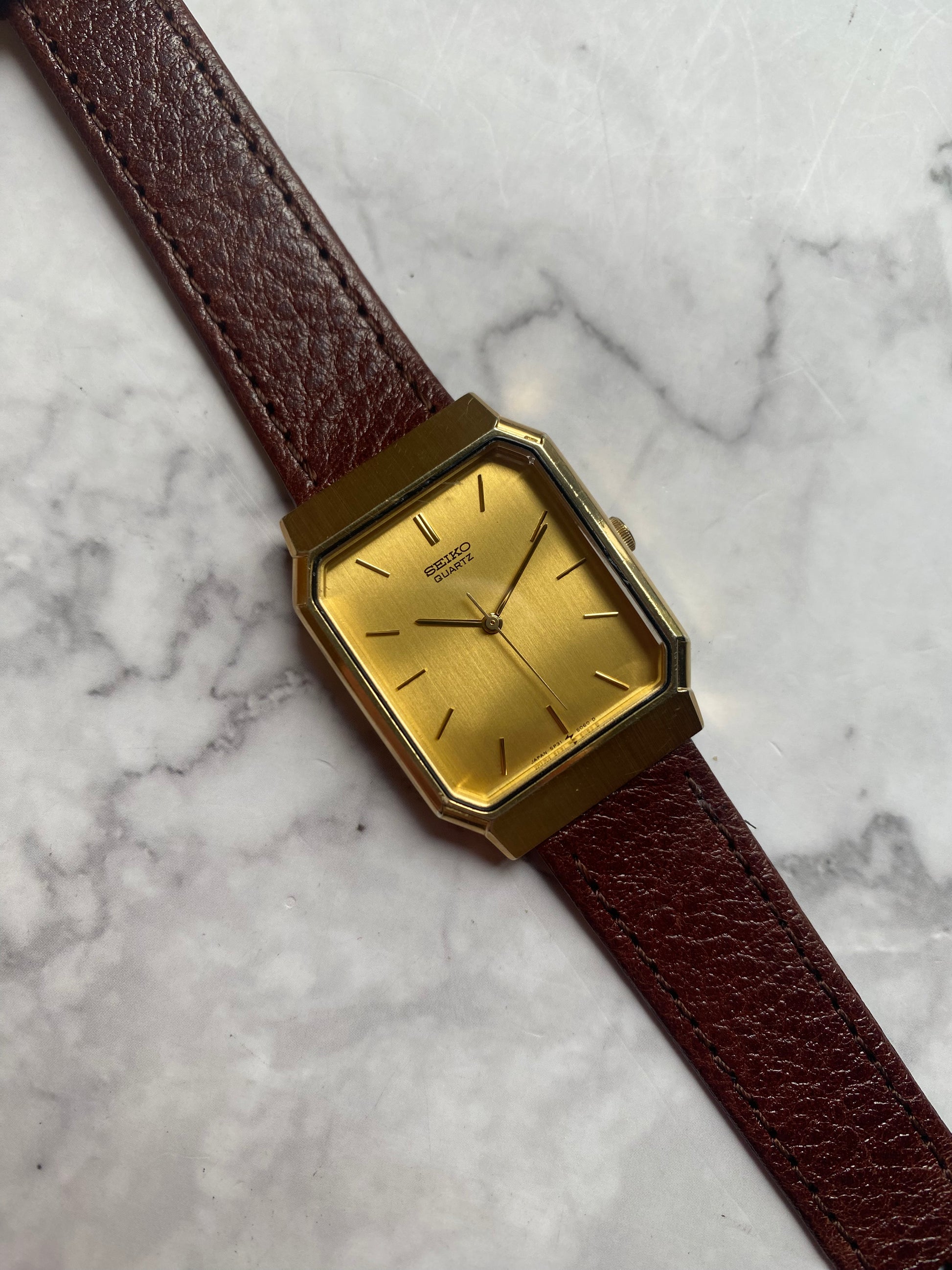Seiko Tank Quartz 5P31-5049 – The Wrist Watcher