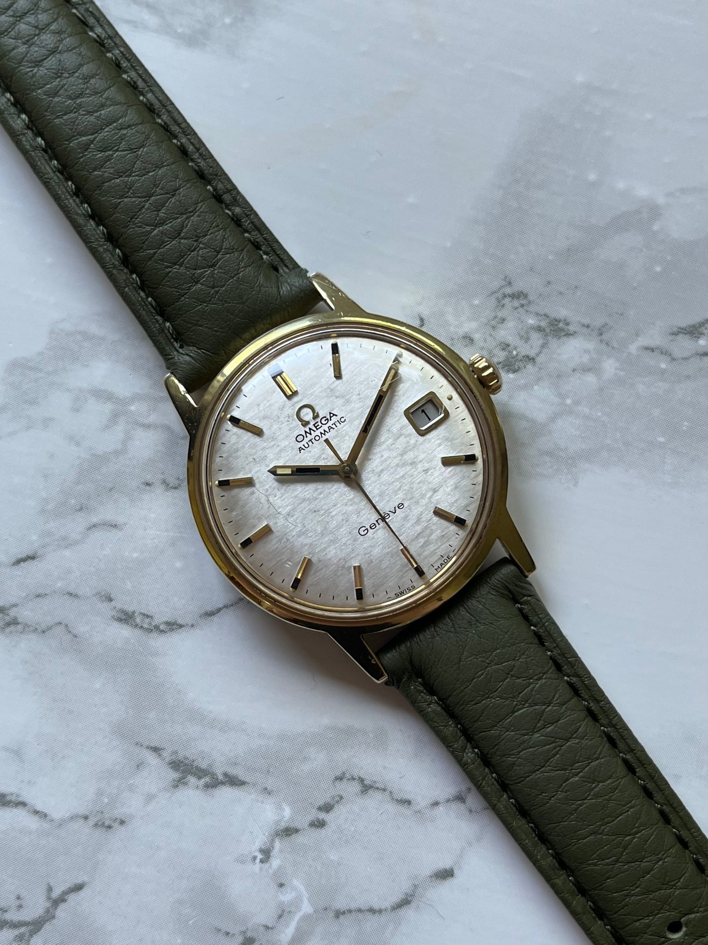 Omega Geneve Automatic Shantung Dial 166.070