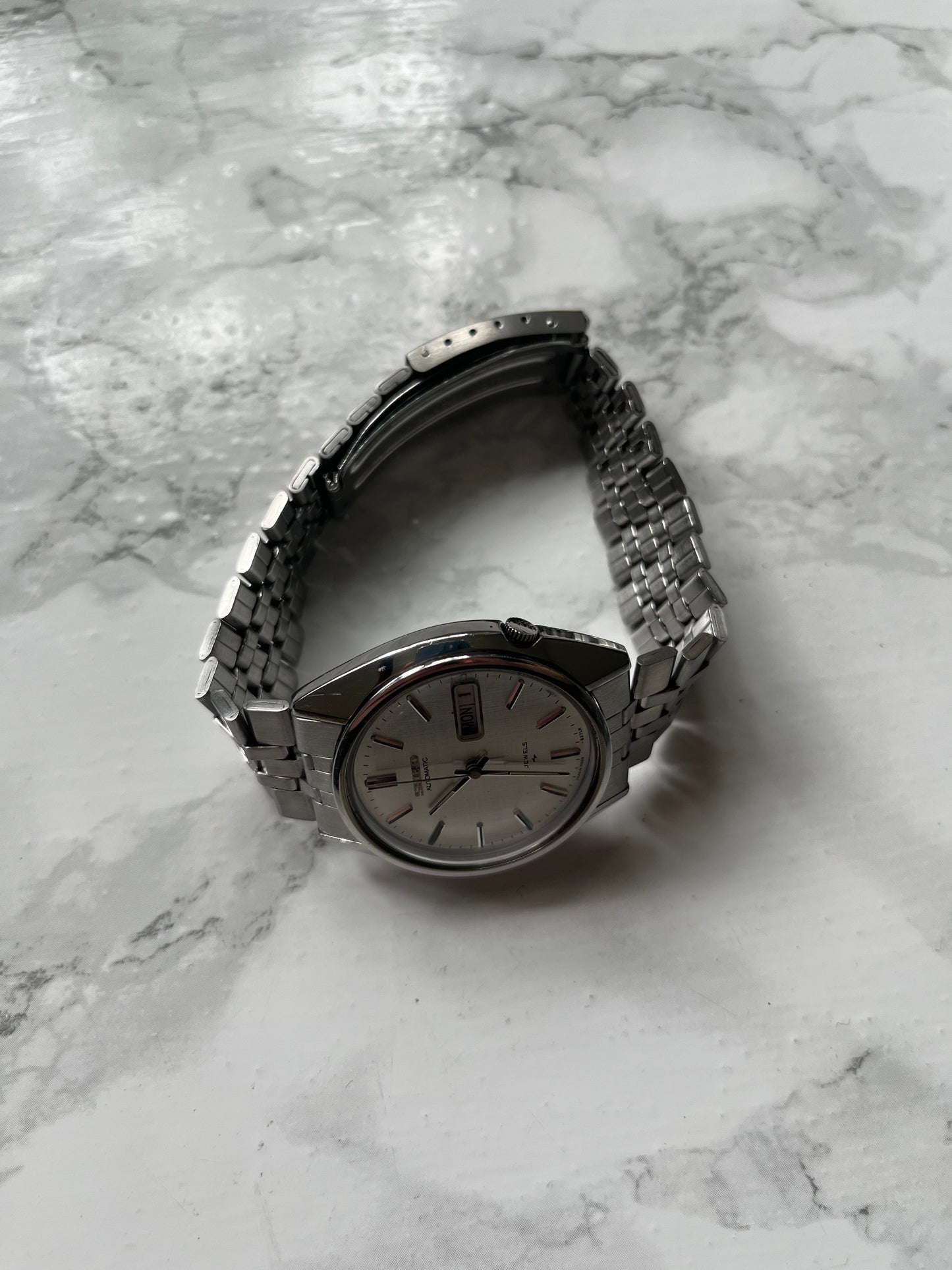 Seiko Automatic Day-Date Linen Dial 7009-8270-P
