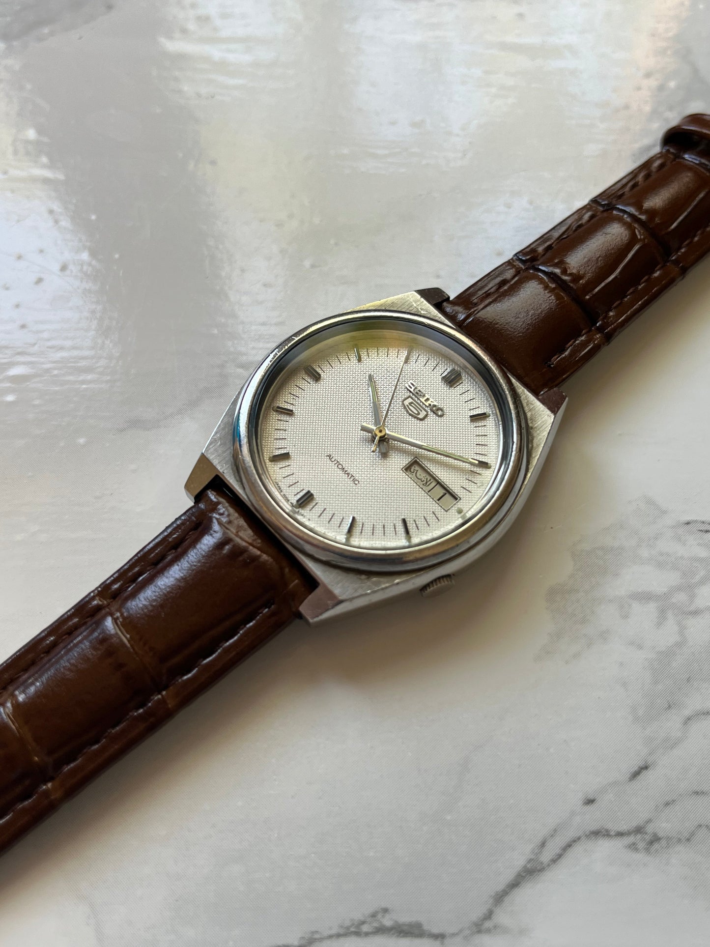 Seiko 5 Automatic 7009-3071 Arabic Day-Date