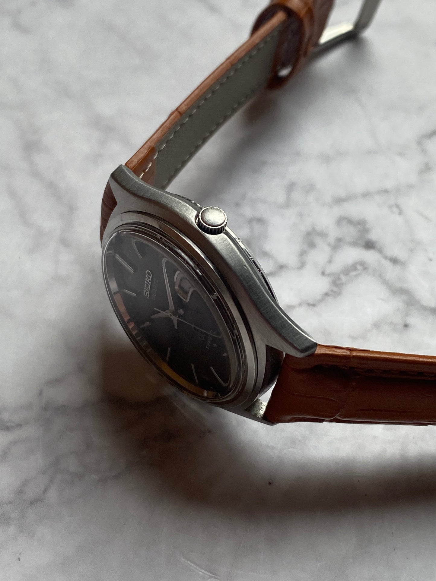 Seiko SQ Quartz Japanese Day-Date